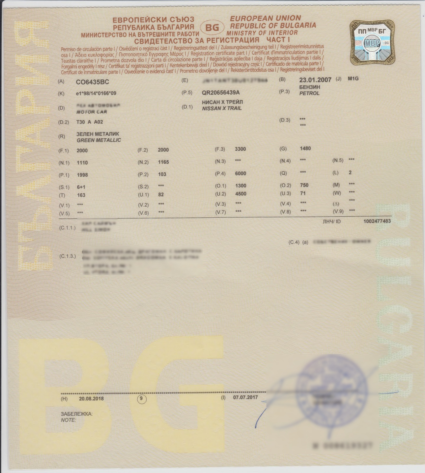 Vehicle Registration Documents per country | Find relevant vehicle ...